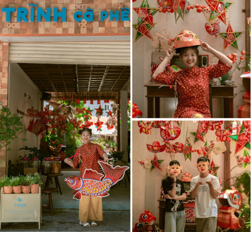 cafe decor trung thu