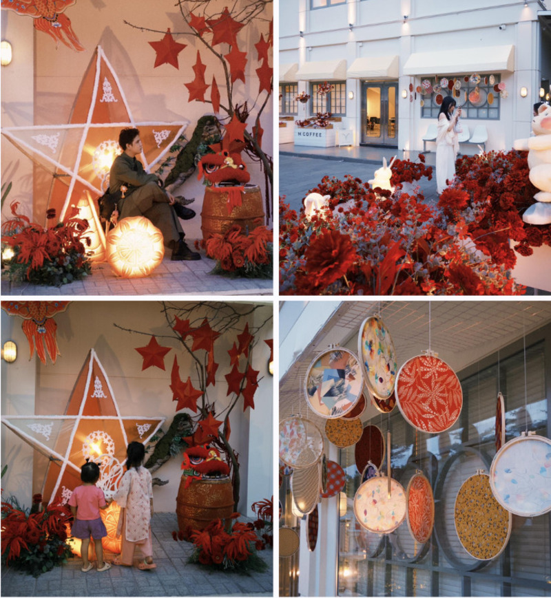 cà phê decor trung thu